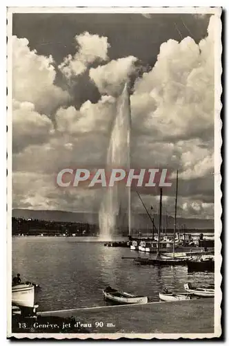 Suisse - Schweiz - Geneve - Geneva - jet d&#39eau 90 m - Ansichtskarte AK