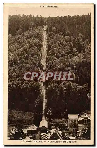 Le Mont Dore - Funiculaire de Capucin - Ansichtskarte AK