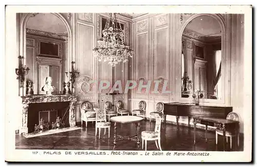 Versailles - Petit Trianon Le Salon de Marie Antoinette - Ansichtskarte AK