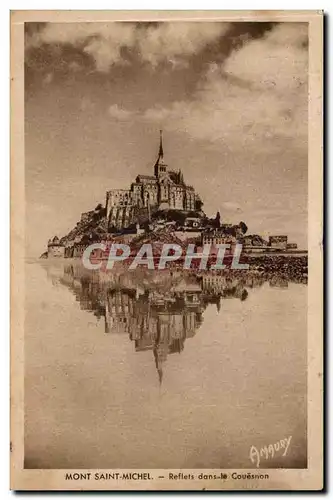 Le Mont Saint Michel - Reflets dans le Cauesnon - Ansichtskarte AK