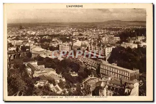 Royat - Vue Generale sur Royat et Clermont Ferrand - Ansichtskarte AK