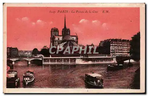 Paris 1 - La Pointe de la Cite - Ansichtskarte AK