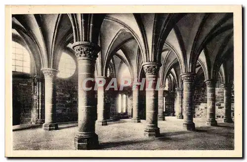 Le Mont Saint Michel - Travee de la Salle des Chevaliers - Ansichtskarte AK