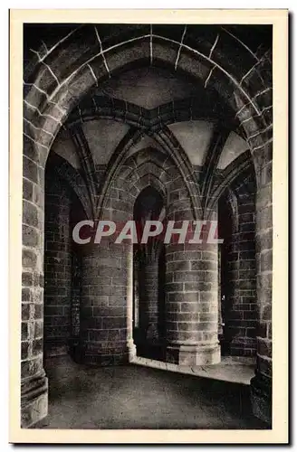 Le Mont Saint Michel - Crypte des gros piliers - Cartes postales