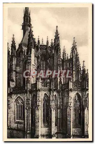 Le Mont Saint Michel - Chevet de L'Eglise abbatiale - Cartes postales