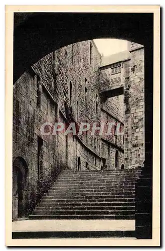 Le Mont Saint Michel - Grand Degre interieur - Cartes postales