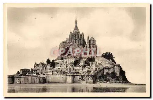 Le Mont Saint Michel - Vue Generale Face Est - Ansichtskarte AK