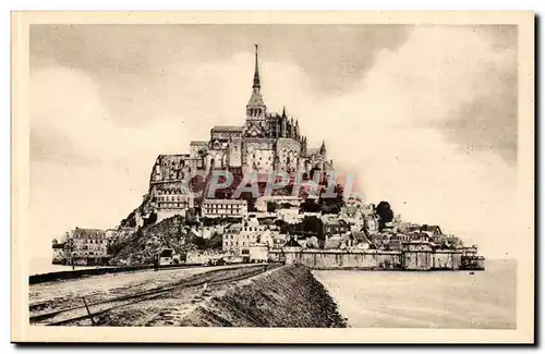 Le Mont Saint Michel - Vue Generale Face sud - Ansichtskarte AK