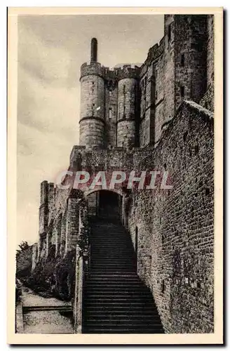 Le Mont Saint Michel - Le Grand degre et le Chetelet - Cartes postales