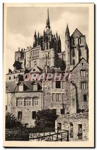 Le Mont Saint Michel - Vue Des Remparts - Ansichtskarte AK