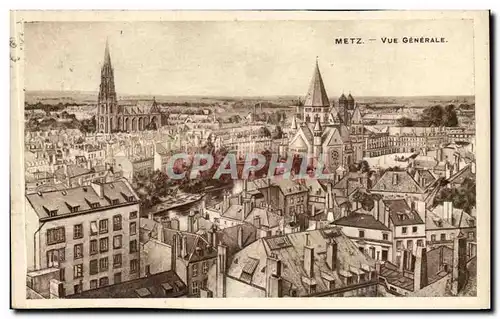 Metz - Vue Generale - Cartes postales