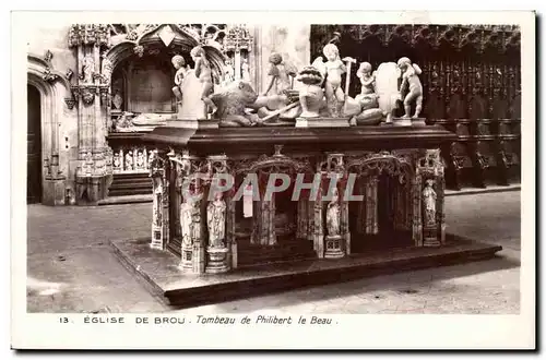 Eglise de BRou Ansichtskarte AK Tombeau de Philibert le Beau