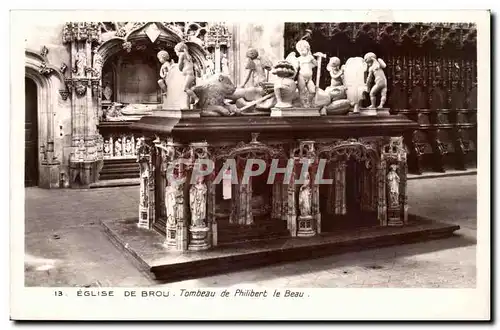 Eglise de BRou Cartes postales Tombeau de Philibert le Beau
