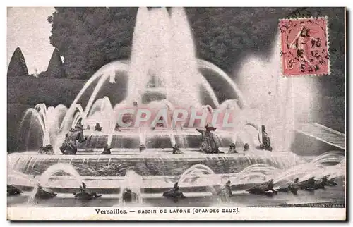 Versailles Ansichtskarte AK Bassin de Latone (grandes eaux)