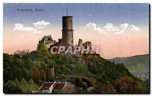 Allemagne Godesberg Ruine Cartes postales