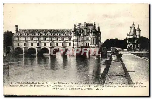 Chenonceaux - Le Chateau facade Orientale - Cartes postales