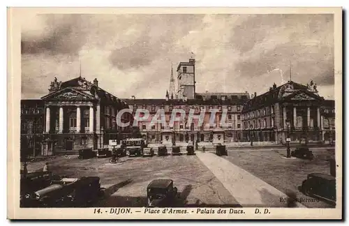 Dijon - Place d&#39Armes - Palais des Ducs - Ansichtskarte AK