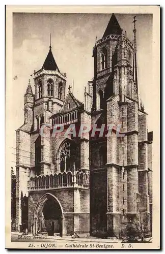 Dijon - Cathedrale St Benigne - Ansichtskarte AK