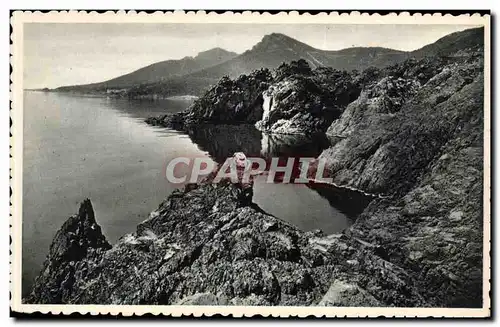 Route de la corniche d&#39or - Les Rochers de Trayas la pic Aurele et le Cap Roux - Ansichtskarte AK