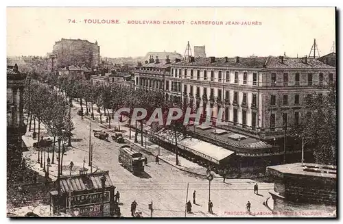 Toulouse Boulevard Carnot Carrefour Jean Jaures - Ansichtskarte AK