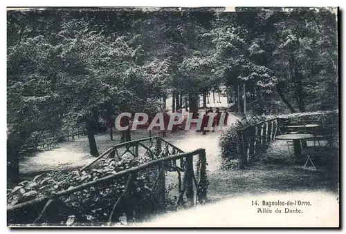 Bagnoles de l'Orne - Allee de Dante - Cartes postales