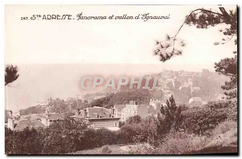 Sainte Adresse Cartes postales Panorama et vallon d&#39Ignauval