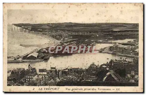 Le Treport Cartes postales Vue generale prise des Terrasses