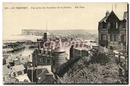 Le Treport Cartes postales Vue prise des escaliers de la falaise