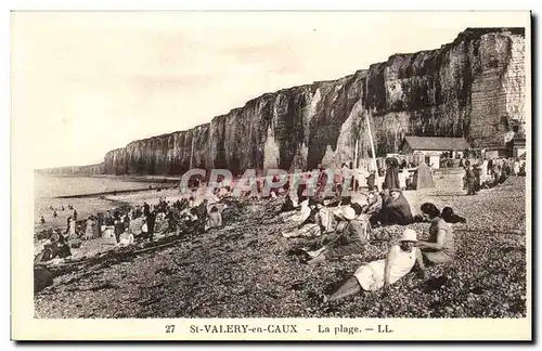 ST Valery en CAux Cartes postales La plage