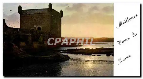 Maroc Cartes postales Essaouira Crepuscule sur les remparts