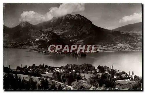 Lac d&#39Annecy Cartes postales Talloires a &#39ombre de la montagne se refletant dans le lac