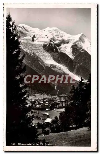 Cartes postales Chamonix et le Mont Blanc