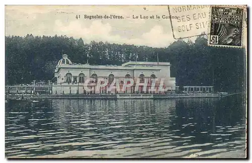 Bagnoles de l&#39orne Cartes postales Le lac et le casino