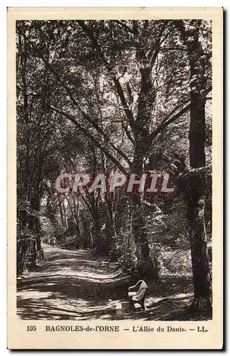 Bagnoles de l'orne Cartes postales L'allee du Dante
