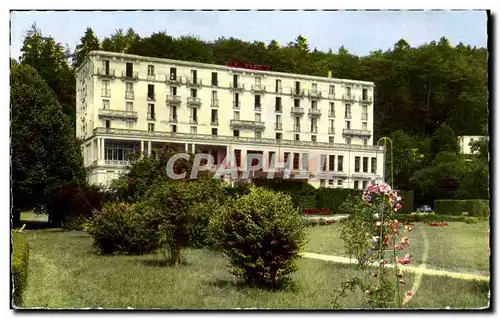 Bagnoles de l&#39orne Moderne Karte Station thermale TEsse la Madeleine Hotel du parc vu des jardins