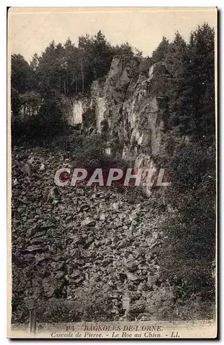 Bagnoles de l&#39orne Ansichtskarte AK Cascade de pierre Le roc au chien