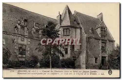 Angers Cartes postales Couvent des Penitentes fonde en 1640 par Jacques Lasnier pres de l&#39eglise de la Trinit