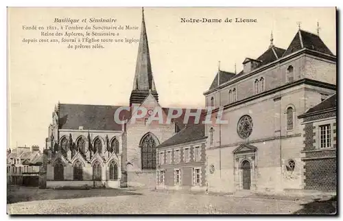 Ansichtskarte AK Notre DAme de Liesse Basilique et seminaire