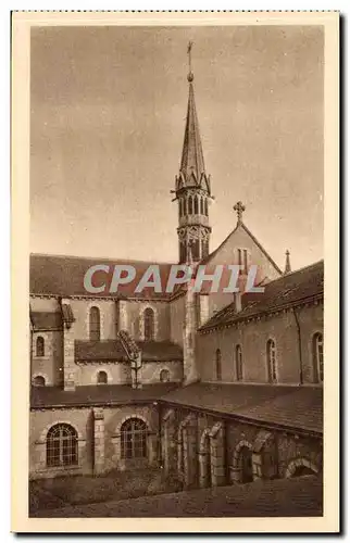 Cartes postales Abbaye de la Pierre qui vire Vue sur le cloitre