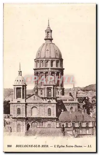 Boulogne sur merc Cartes postales L'eglise Notre DAme
