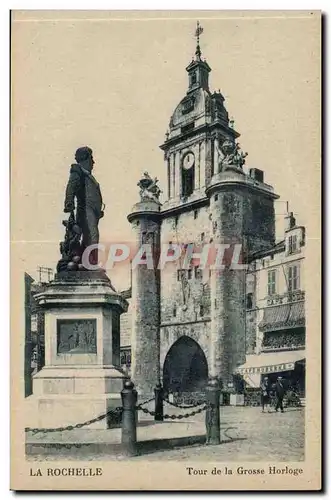 La Rochelle Cartes postales Tour de la grosse horloge