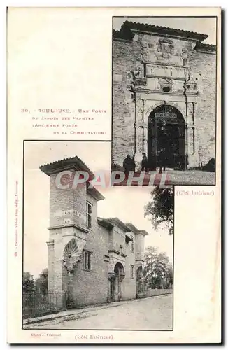 Toulouse Ansichtskarte AK Une porte du jardin des plantes (ancienne porte de la Commutation)