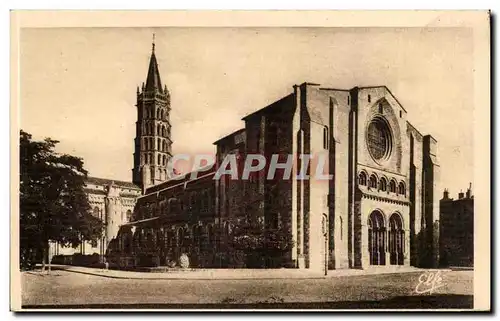 Toulouse Ansichtskarte AK Basilique saint Sernin Vue generale Nord