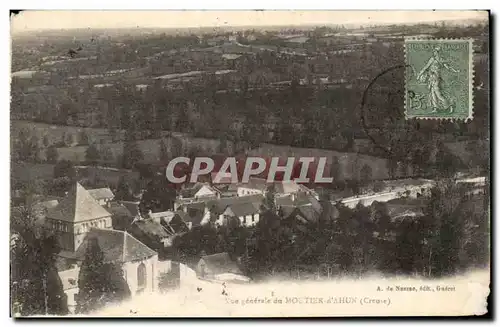 Cartes postales Vue generale du Moutier d'Ahun