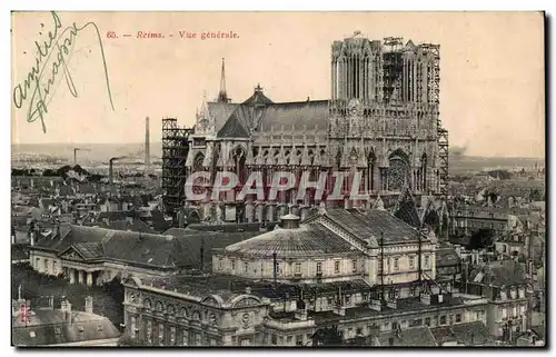 Reims Cartes postales Vue generale