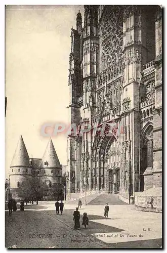 Beauvais Ansichtskarte AK La cathedrale Portail Sud et les Tours du palais de justice