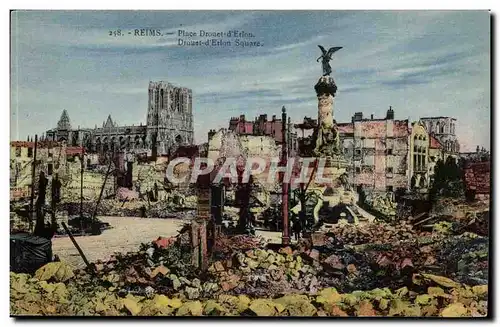 Reims Cartes postales Place Drouet d'Erlon