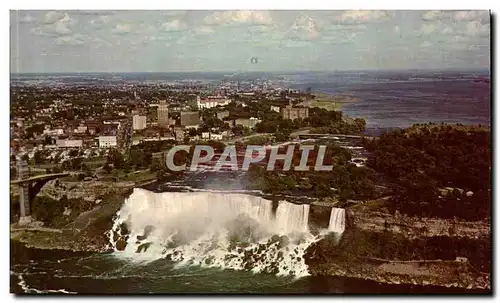 Canada Moderne Karte American falls Niagara Falls