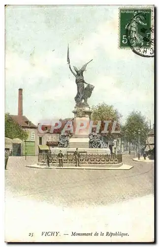 Vichy Cartes postales Monument de la Republique