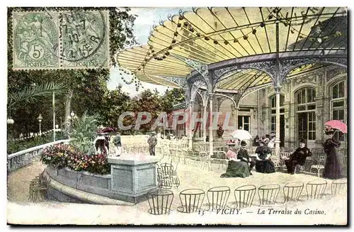 Vichy Ansichtskarte AK La terrasse du casino